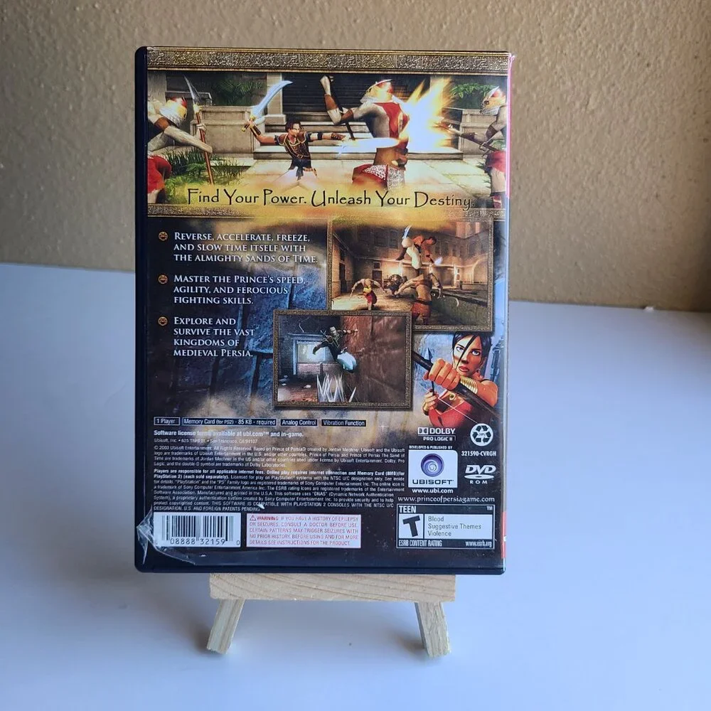Prince of Persia Sands of Time: Greatest Hits Sony PlayStation 2 PS2 Game 2003